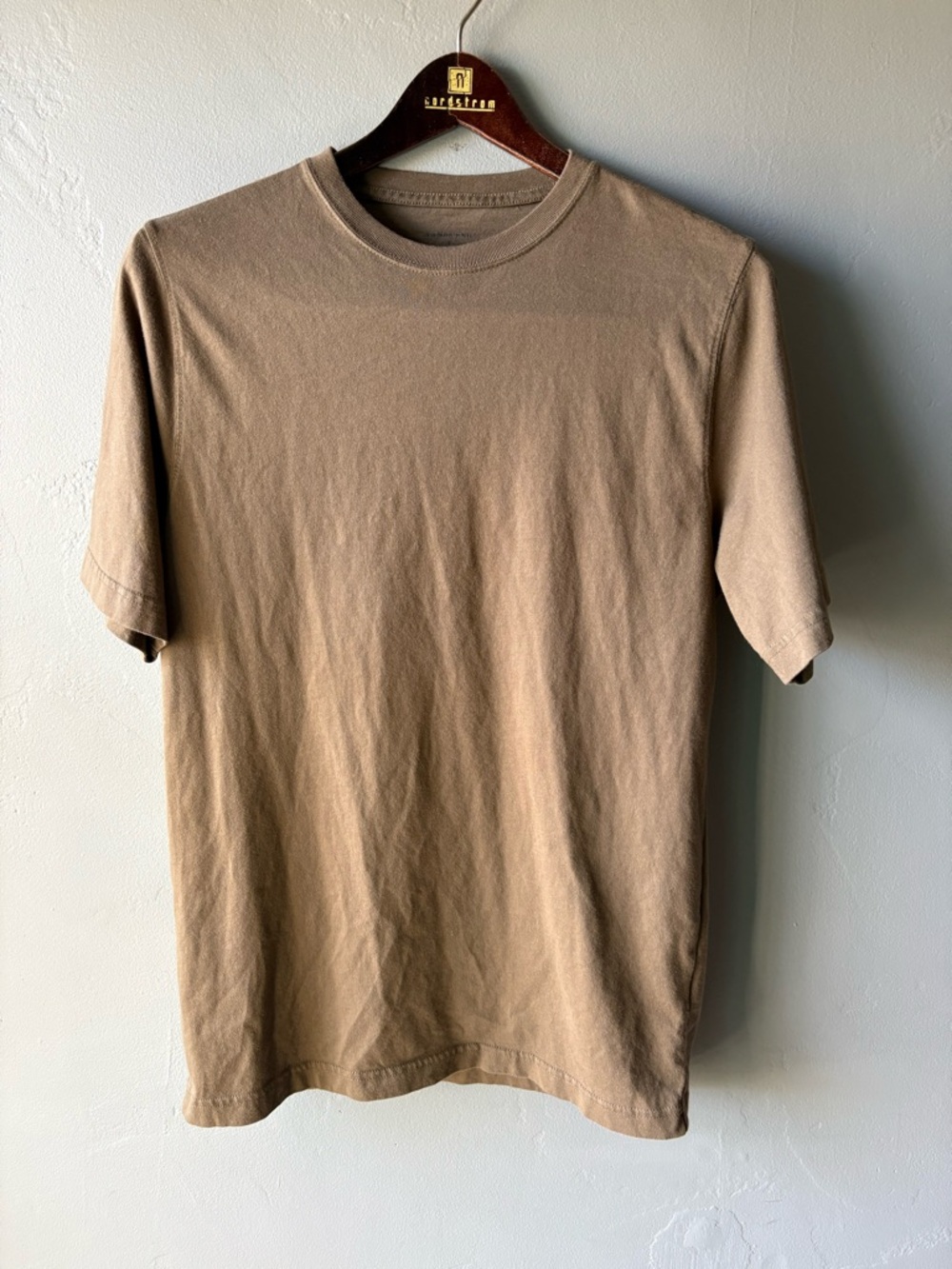 Lands End Brown Crew Neck Tee ~ Size S